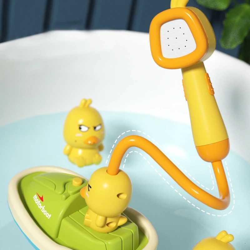Baby Shower Bathroom Water Playing Little Yellow Duck Flower Shower Divine Device Water Spray Water Playing Toy Z260328