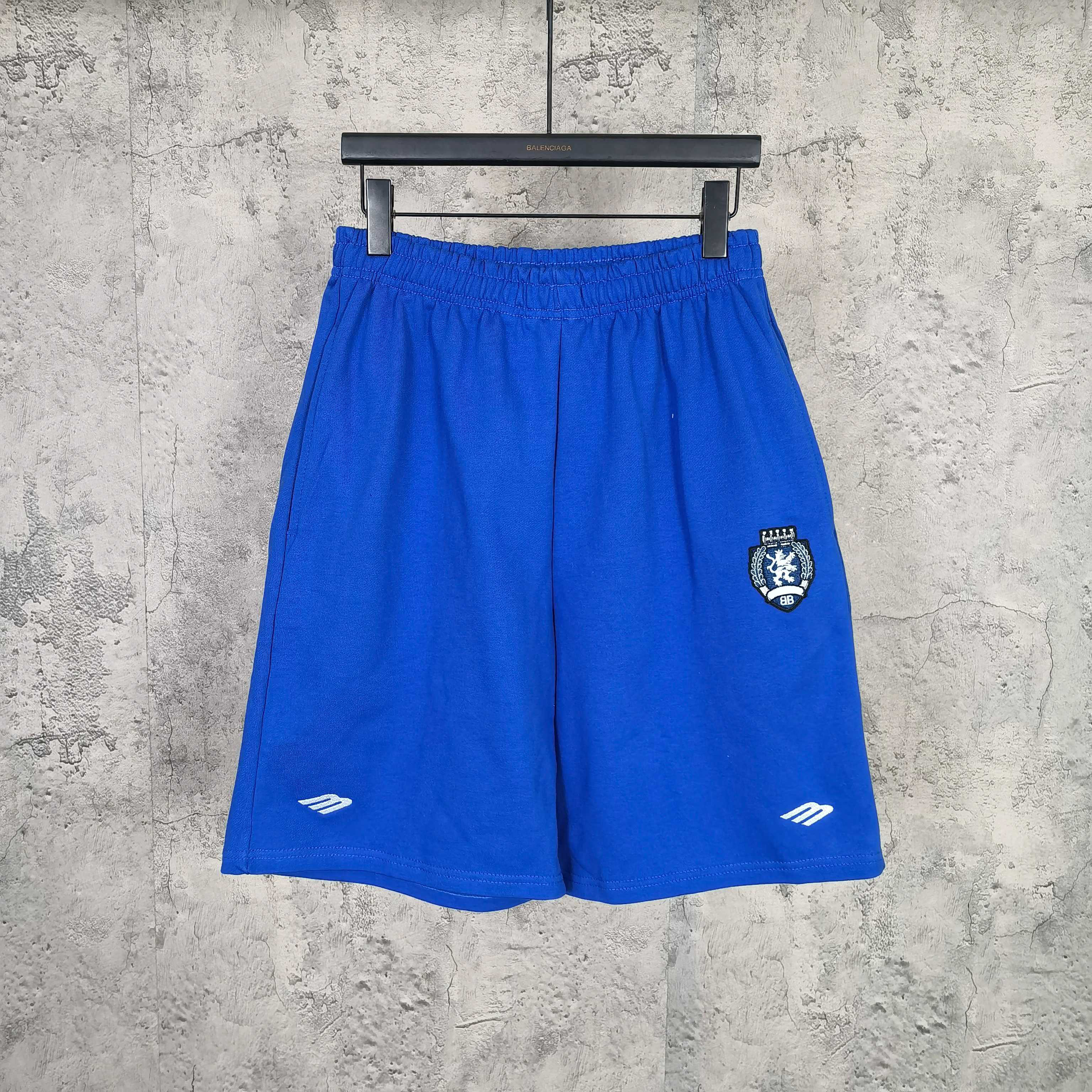 Men's Plus Size Shorts with cotton printing and embroidery,Triangle iron 100% replica of European sizeCotton shorts 4hd