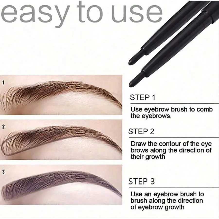 5-Pack Waterproof Sweat-Proof Black Eyeliner Pencil -Long-Lasting Smudge-ProofFor Bold Eye Makeup EasyGlide Formula for Perf H260328
