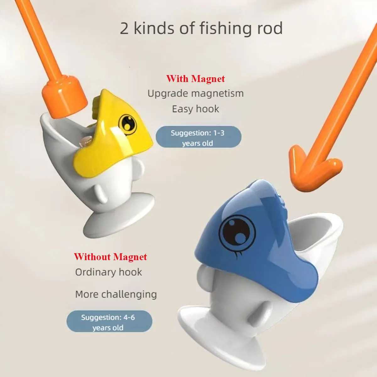 Dinosaur Simple Magnetic Fishing Toys Play Rod Game Toys for Children Baby Montessori with Rod Kids Educational No Rotating Gift Z260328