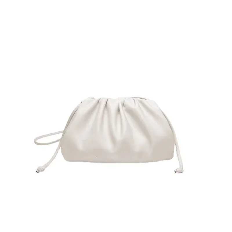 New Cloud Pattern Soft Cow Leather Womens Shoulder Bag Single Handle Handbag C260327