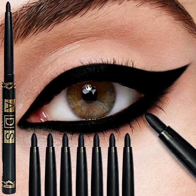 1/5/12pcs Long-Lasting Black Eyeliner Pencils Multi-Function Eyeshadow Pencil Smoky Eye Makeup Eyebrow Eyeliner Pen Makeup Tool H260328