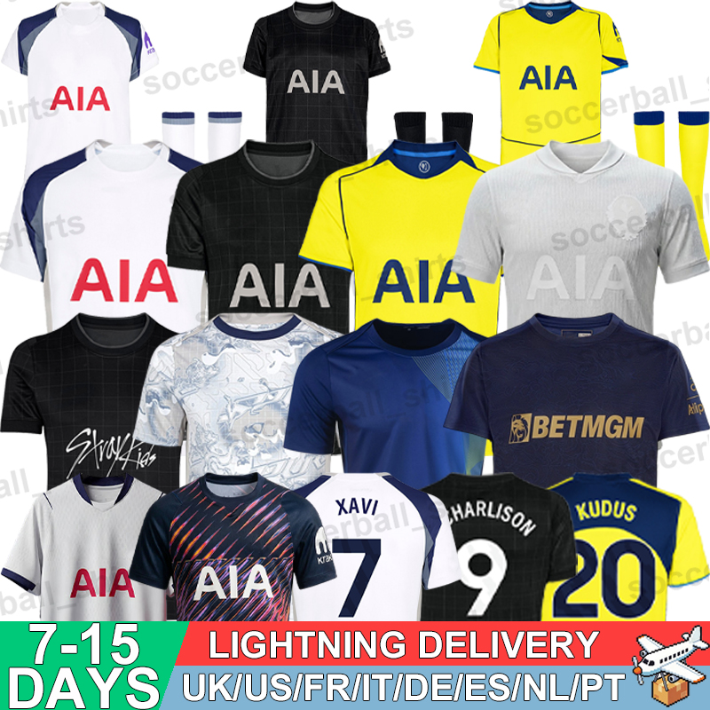Tottenham Hottspur Jerseys 25 26 Football Soccer Jerseys 26 27 Retro Football Shirts Tops Kits 125TH Men Kids Women Fans Player 3XL 4XL