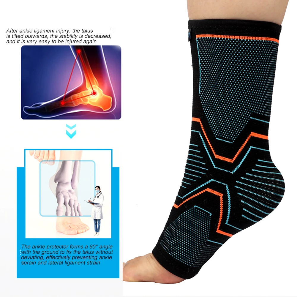 1 PCS Ankle Brace Compression Sleeves Injury Recovery Joint Pain Tendon Support Plantar Fasciitis Foot Socks with Arch 260327