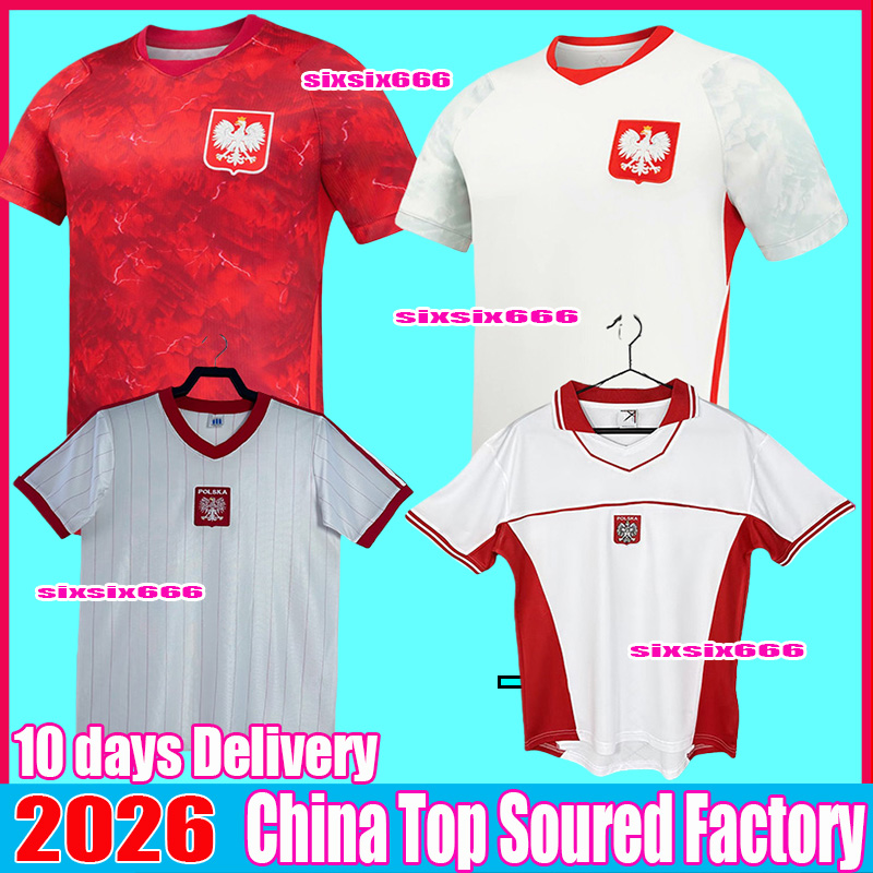 Poland Football Shir 2026 World Jersey Cup Poland Soccer Jerseys Polska National Team LEWANDOWSKI BEDNAREK CASH ZIELINSKI SZYMANSKI KIWIOR Polish Kids Kit