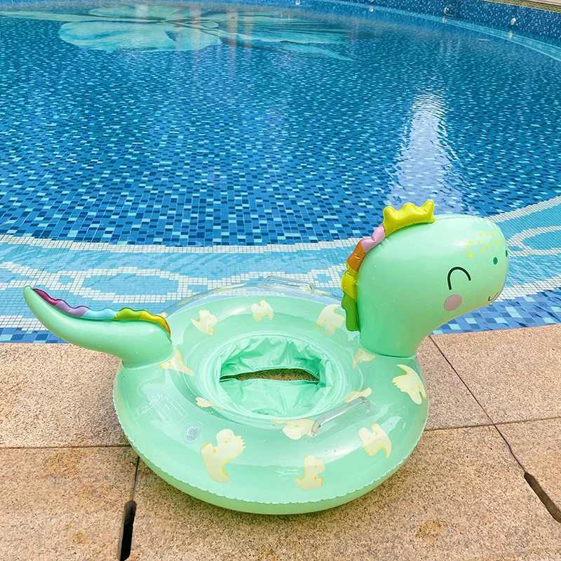 Dinosaur Swim Pool Float Inflatable Swim Tube For Summer Water Beach Swimming Seat Ring Swim Ring Float Z260328
