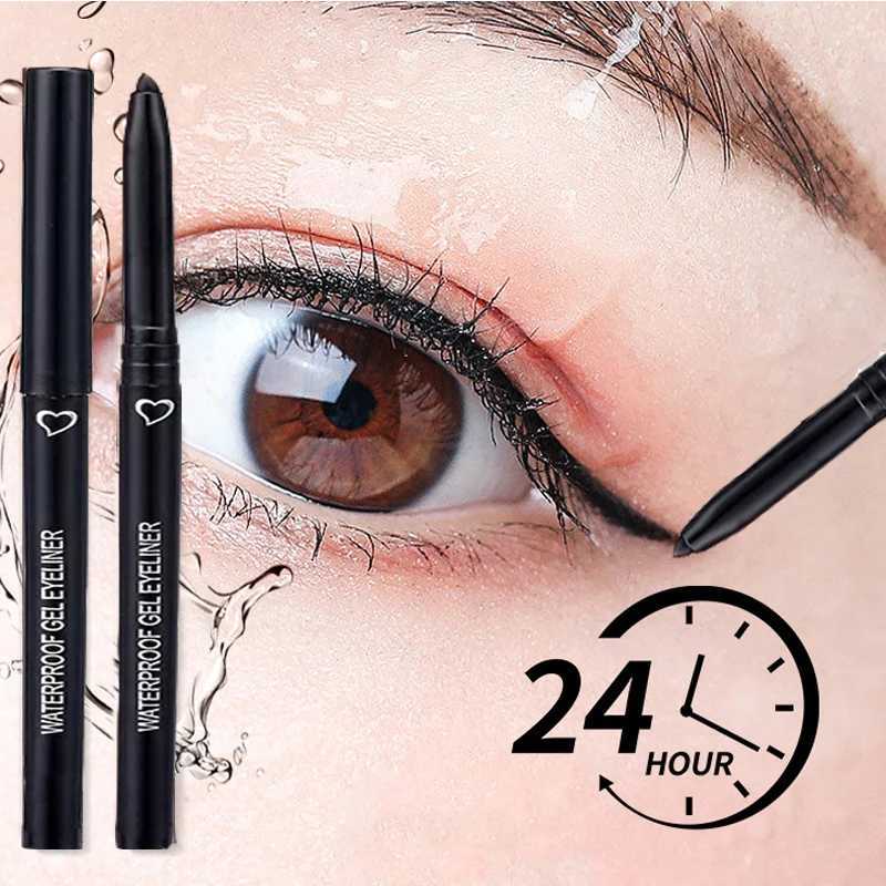 6 Color Waterproof Eyeliner Gel Pen Long Lasting Quick Drying Smooth Makeup Beauty Eyeliner Stamp Eye Pencil Cosmetics H260328
