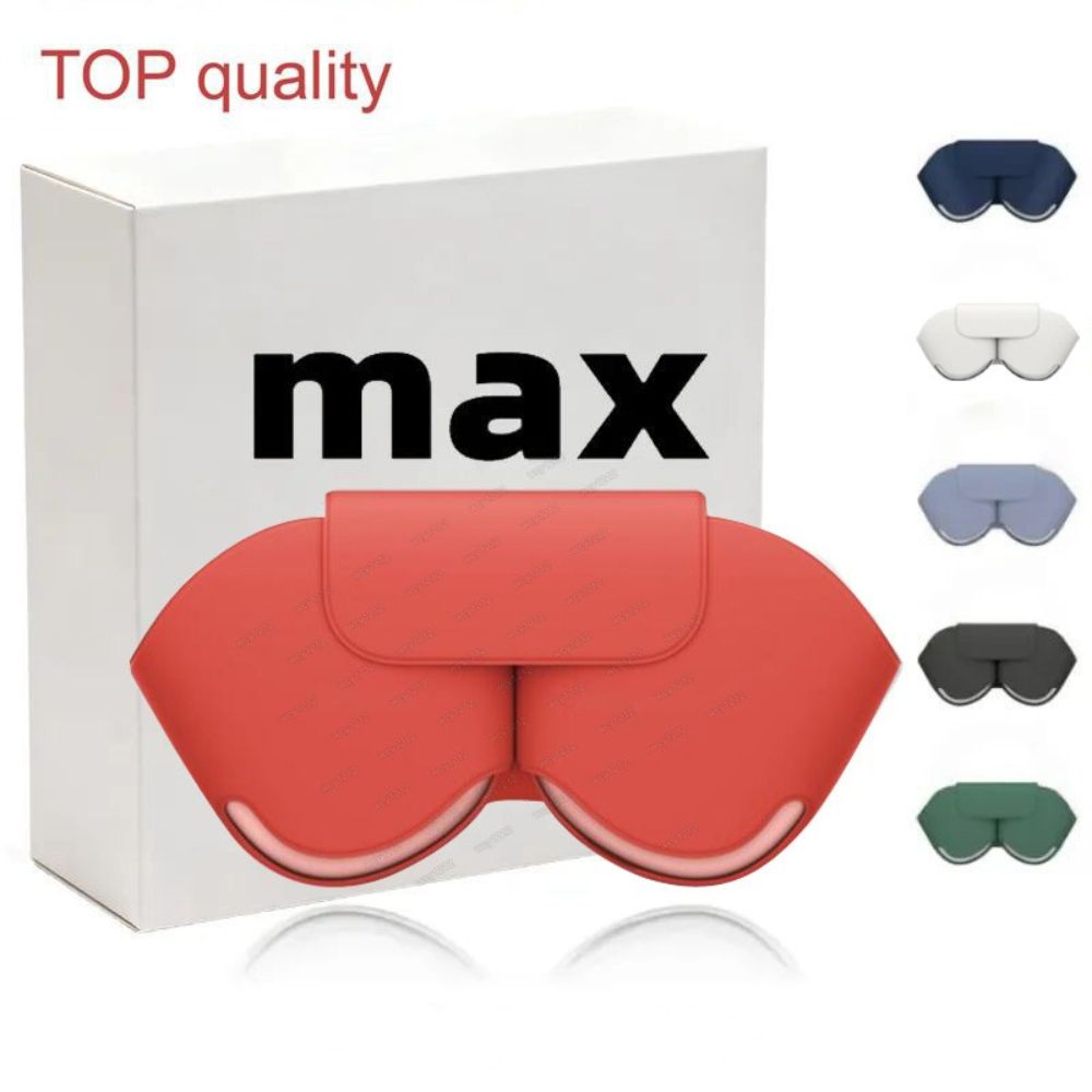 Top case for max Headband Headphone Accessories Transparent Solid Silicone Waterproof Protective case for air Maxs Headphones Case