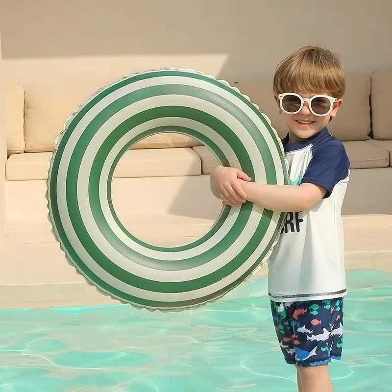 Summer Beach Thickened Swimming Ring Outdoor Water Sports Swimming Pool Lifebuoy Swimming Ring Suitable for Children and Adults Z260328
