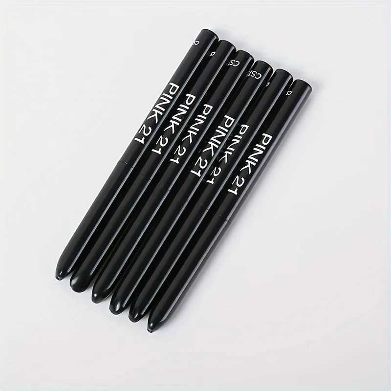 5pcs Black Eyeliner Gel Pen Waterproof Sweat Proof Smooth Non-Caking Eye Makeup Gift for Cosmetics Enthusiasts H260328