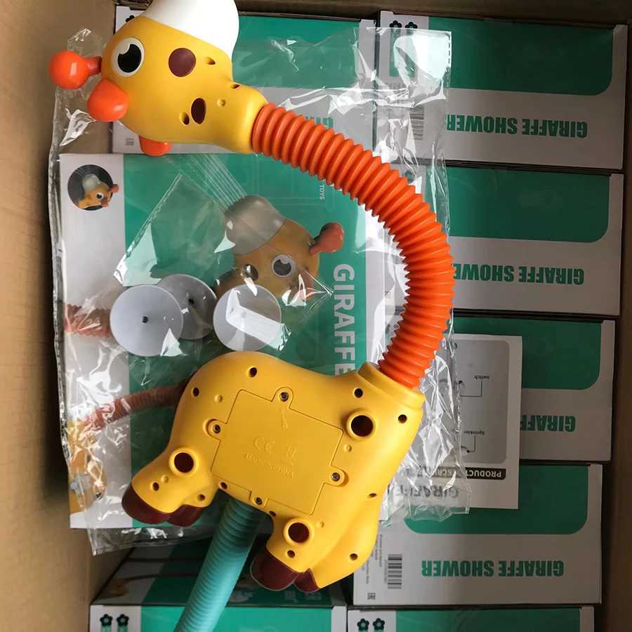 Deer Sprinkler Shower Giraffe Scalable 360 degree Rotating Childrens Shower and Water Playing Toy Z260328