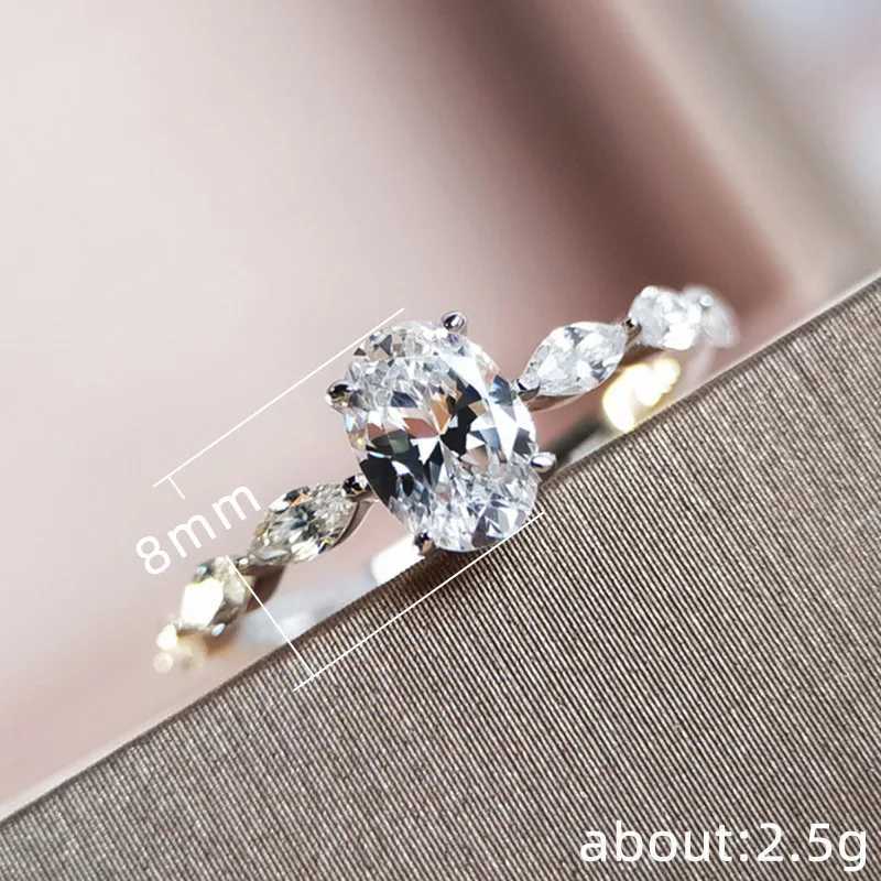925 Sterling Silver Dainty Women Rings Small AAA Cubic Zircon Delicate Proposal Ring for Lover High Quality Wedding Jewelry H260328