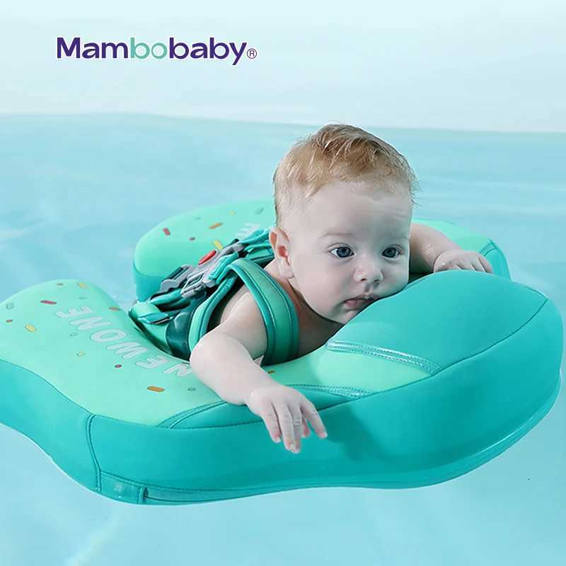 Mambobaby Baby Waist Floating Lying Swimming Ring Pool Toy Swimming Trainer Solid Non-Inflatable Newborn Baby Swim Z260328
