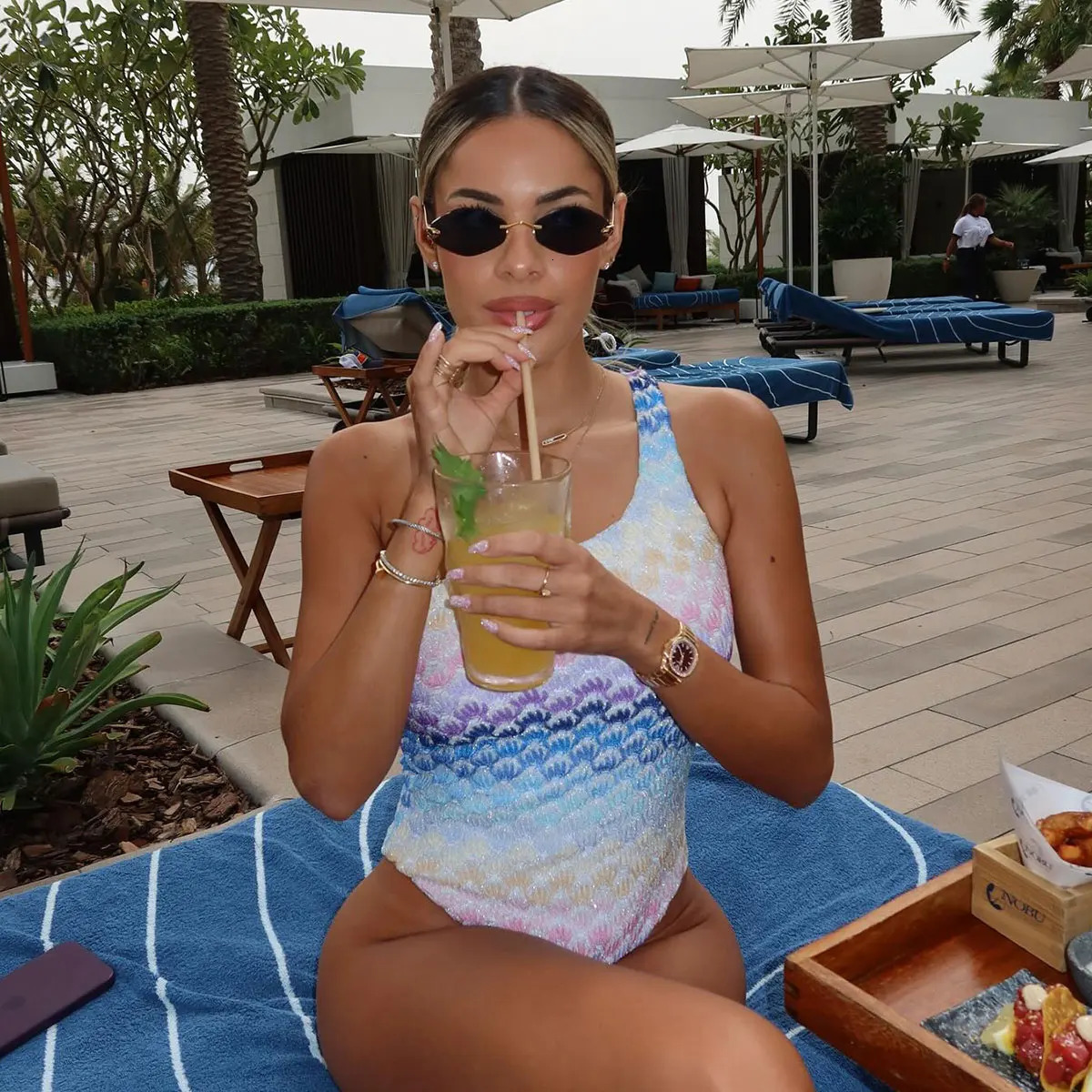 One Shoulder One Piece Swimsuit Women Swimwear Bodysuit Monokini Print Swim Suit Bathing Suit Beachwear 260327