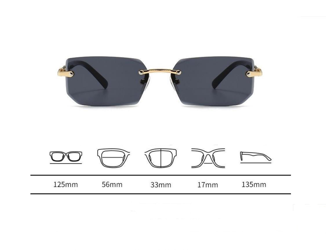 Designer Sunglasses Rectangle Fashion Popular Women Men Shades Small Square Sun Glasses For Female male Summer Traveling Oculos - view 8