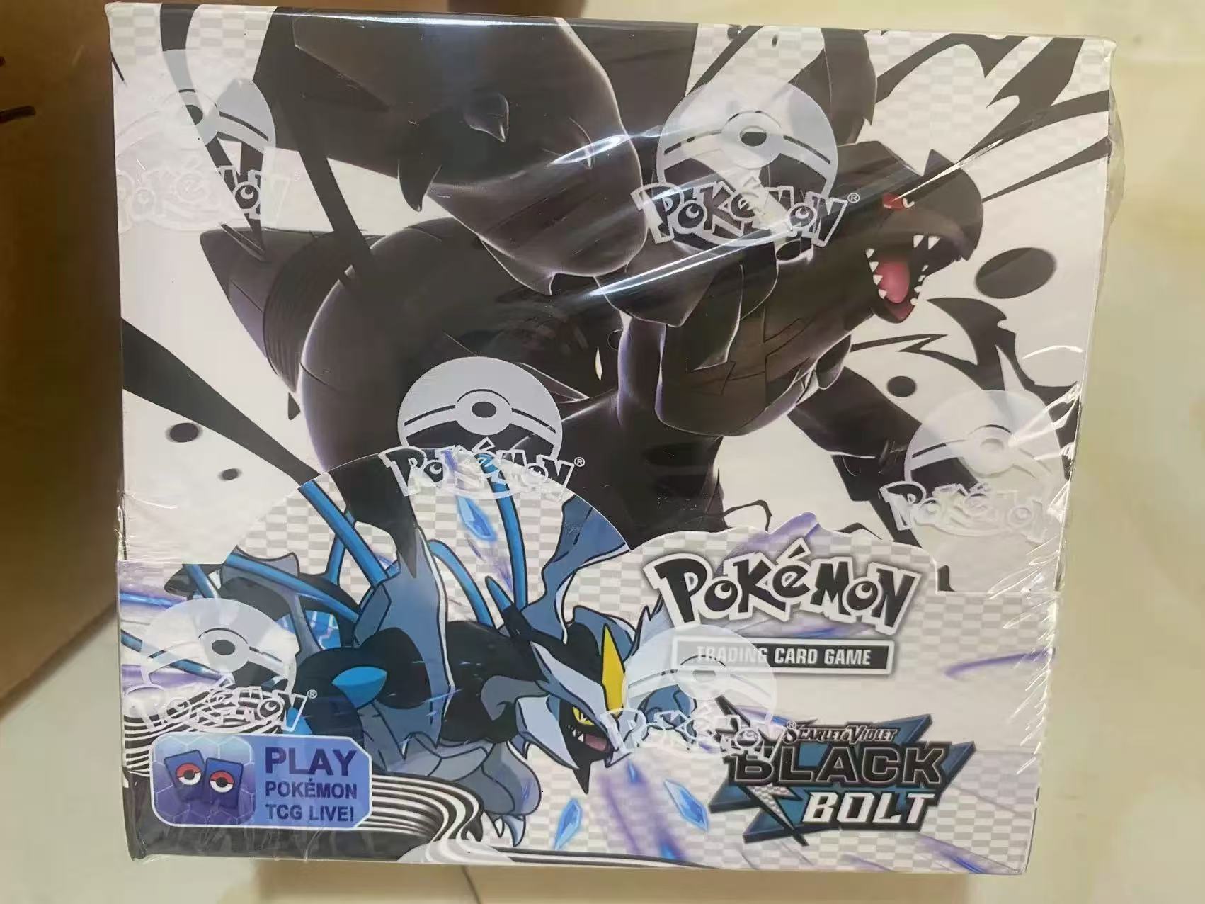 New Arrivals Pokemon Box Black Bolt 360pc/1box Booster Box Blind Box