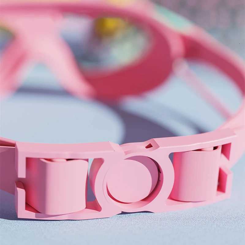 YUKE Large Frame Swimming Goggles for kids With Earplug Transparent Glasses Anti fog Waterproof Boys Girls Eyewear Children Z260328