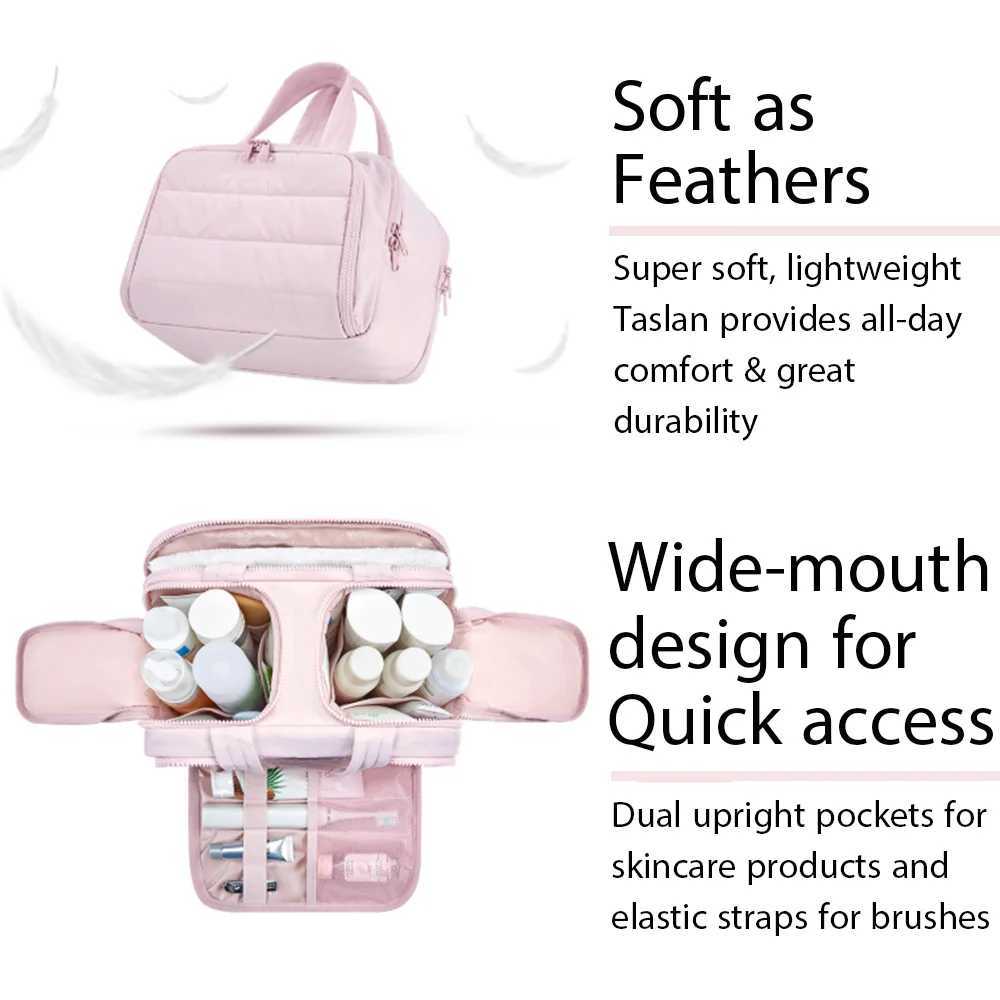 Large Capacity Cosmetic Bag Female Travel Wash Handbag Bathroom Partition Shower Makeup Pouch Waterproof Toiletries Organizer D260328