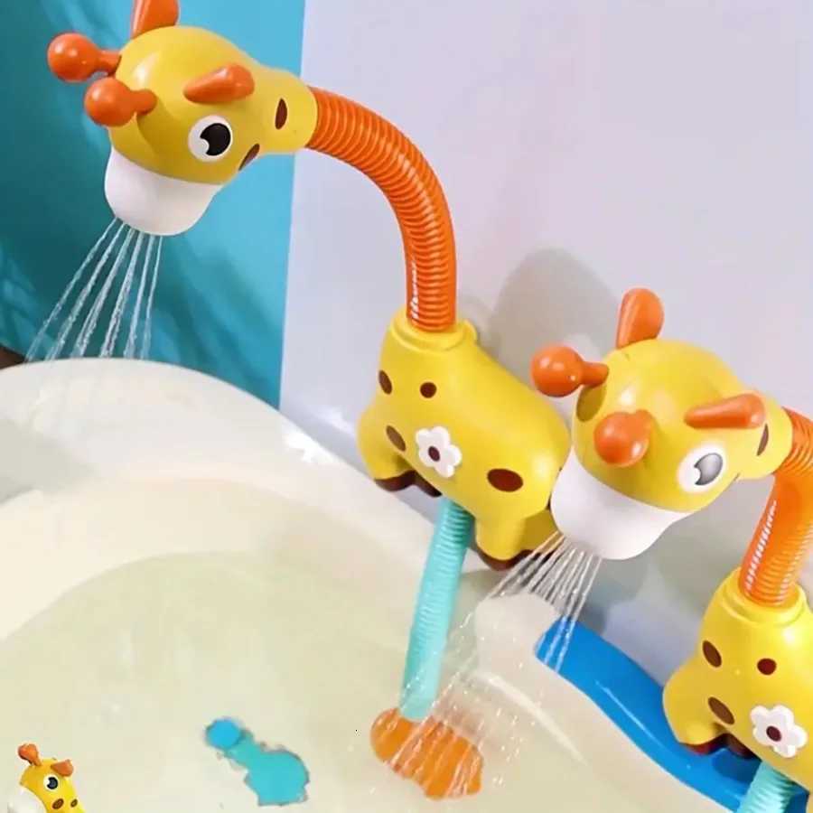 Deer Sprinkler Shower Giraffe Scalable 360 degree Rotating Childrens Shower and Water Playing Toy Z260328