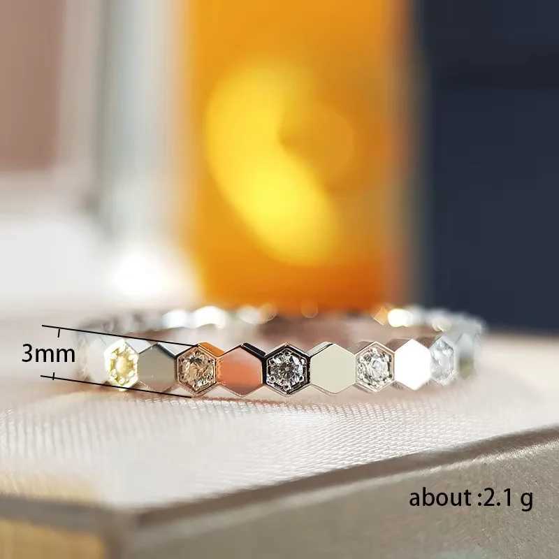 925 Sterling Silver Vintage Geometric Shape Zircon Rings For Women Gift Match Daily Party High Quality Fine Jewelry Accessories H260328