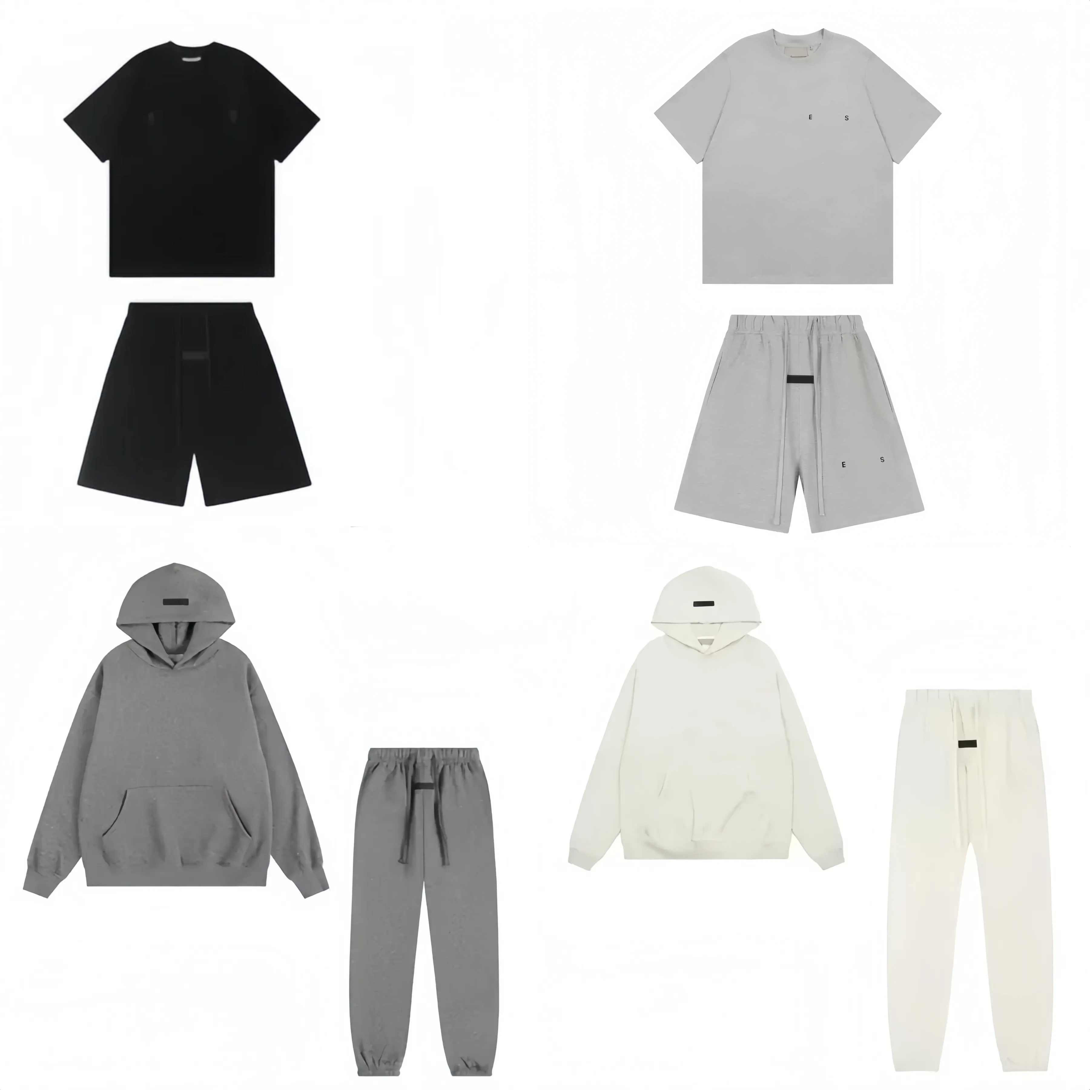 Essentials shorts t shirt Designer Hoodie Pants Tracksuit Mens Coat Hoody Set Baggy Jogger Hip Hop Clothes Women Sweats Oversized Pullover Sweatpants