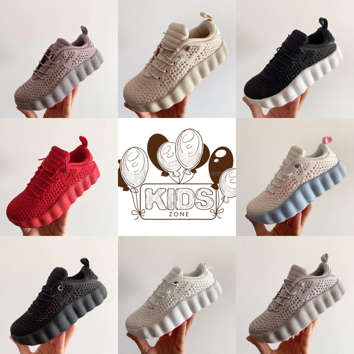 mind 002 Designer Kids Shoes toddler sneakers Black Chrome Light Smoke Grey Light Violet Ore Light Khaki Children youth infant boys girls Kid enfant trainers 26-35