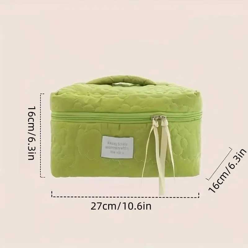 Women Portable Large Capacity Makeup Bag Travel Toiletry Cosmetic Bag Girls Skincare Makeup Brushes Storage Bag D260328