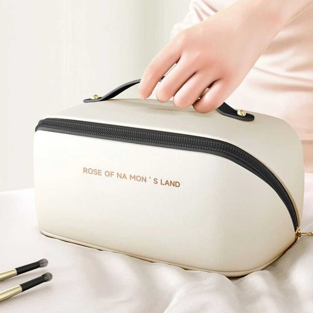 Women Pillow Cosmetic Bag Makeup Organizer Female Toiletry Kit Bag Make Up Case Storage Pouch Zipper Bag Modern Minimalist Style D260328