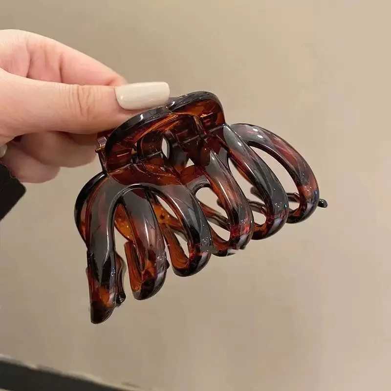 New Design Top Grade Pumpkin Hair Claw Clip For Women Sweet Hair Ornament Back Long Hair Hold Headband Hairpin Hair-Accessories H260328