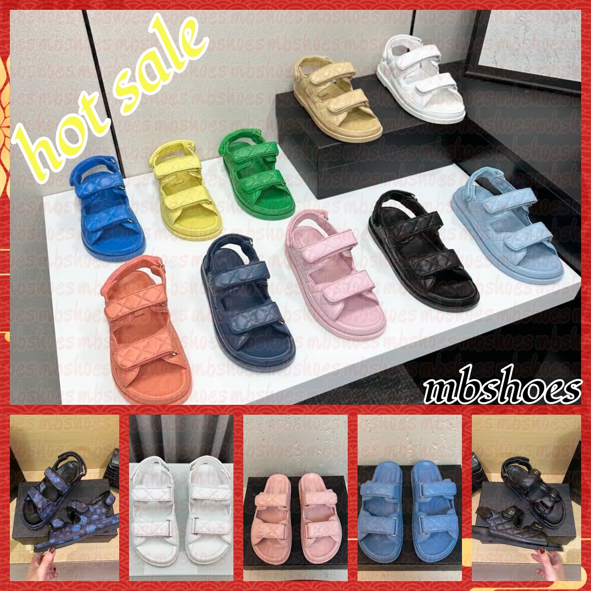 womens Sandals Shoes For Wedges Designer Closed Toe Chunky Heels Sandals Genuine Leather Slingback Pump Heels Sandals Tweed Goatskin Paris