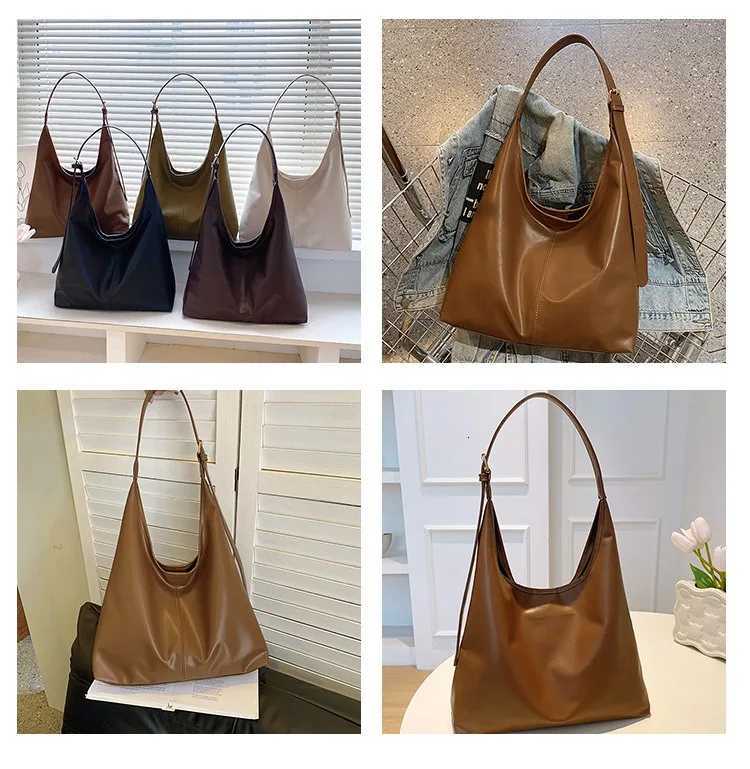 Retro commuter texture shoulder bag women 2025 popular Korean version temperament underarm bag tote bag fashion women C260327