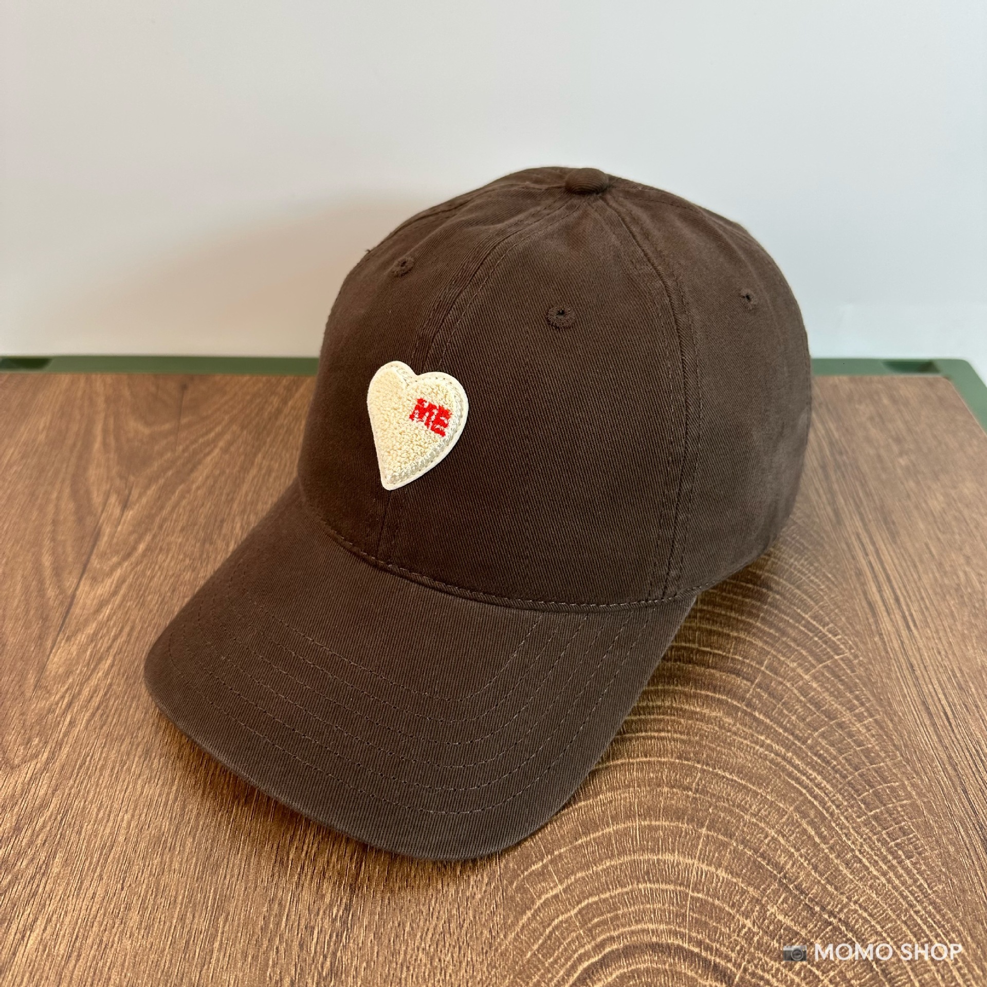 High-quality heart ME towel embroidery Korean-style baseball cap, unisex, fashionable and versatile, soft-top duckbill cap that makes the face look sm