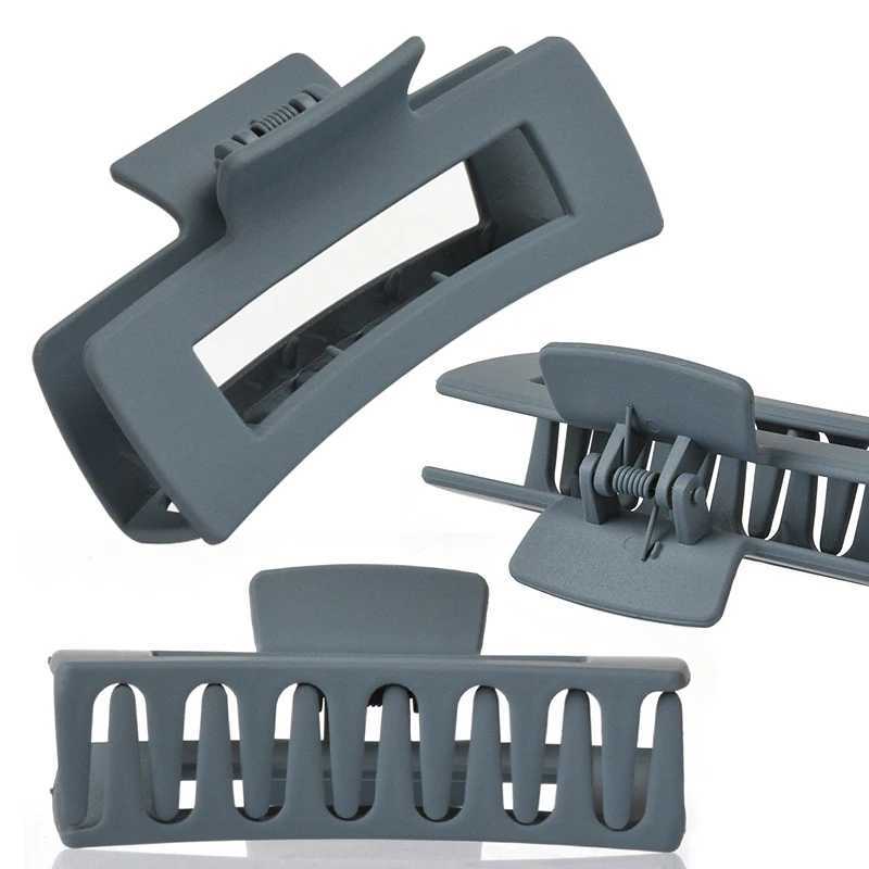 85cm 105cm Large Square Matte Hair Claw Clip Non Slip Solid Color Shark Hair Clip for Women Girls Hair Accessories H260328