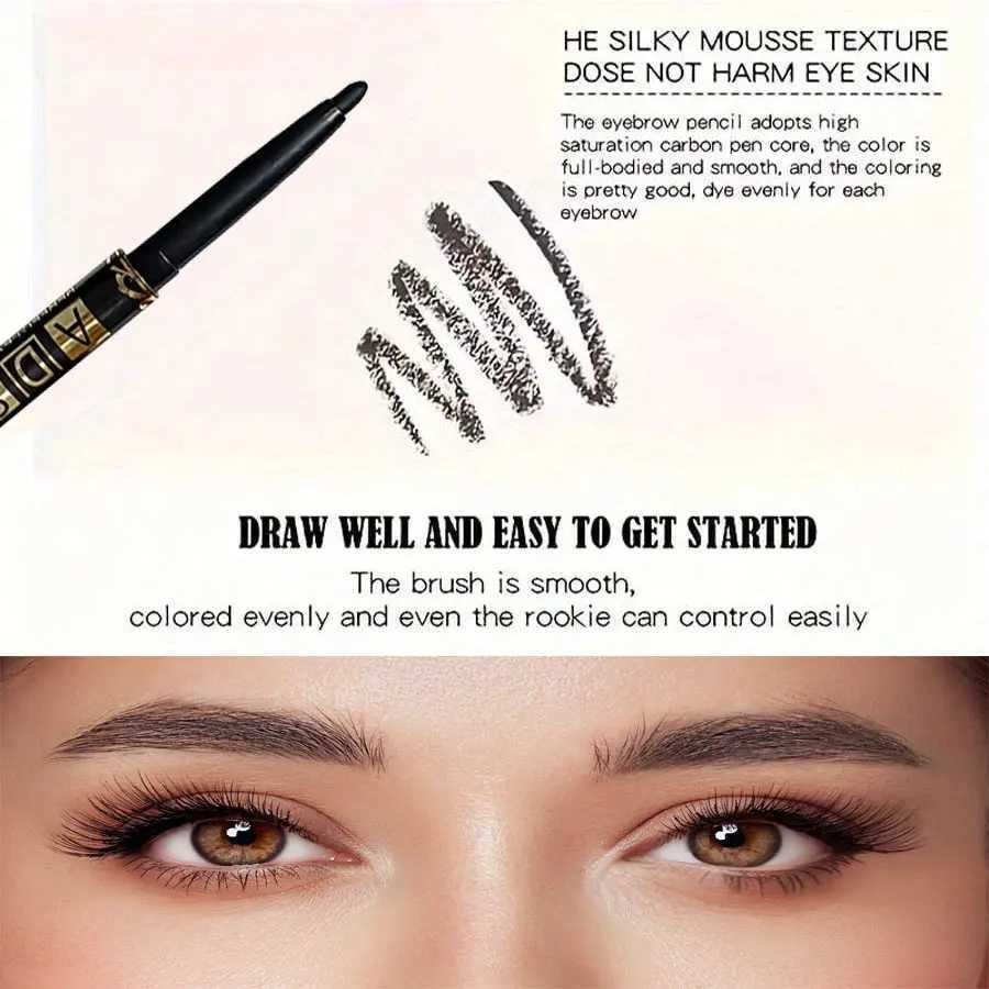 3PCS/9PCS Long-Lasting Waterproof Black Eyeliner Pencil -Smudge-Proof Sweat-Resistant for Bold Eye Makeup ldeal Gift H260328