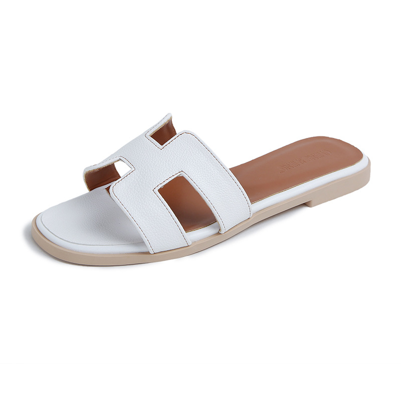 Designer Sandals for Children Women Casual Slippers Flat Slides Summer Beach Sandals Women Slide White Black Brown Size 34-43