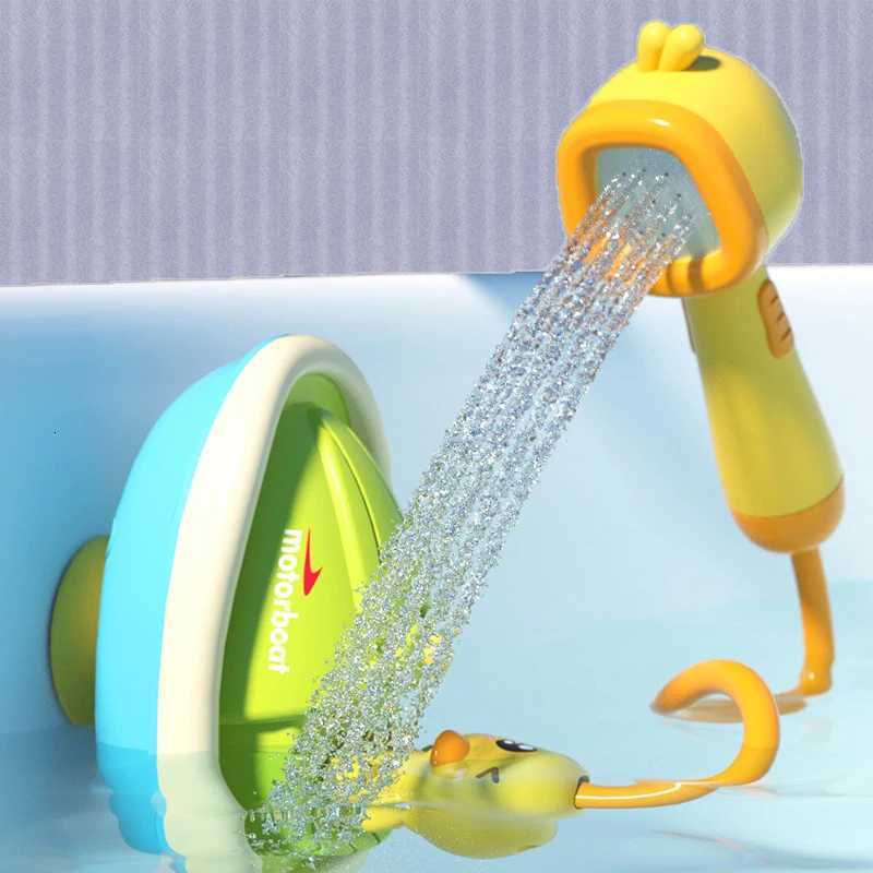 Baby Shower Bathroom Water Playing Little Yellow Duck Flower Shower Divine Device Water Spray Water Playing Toy Z260328