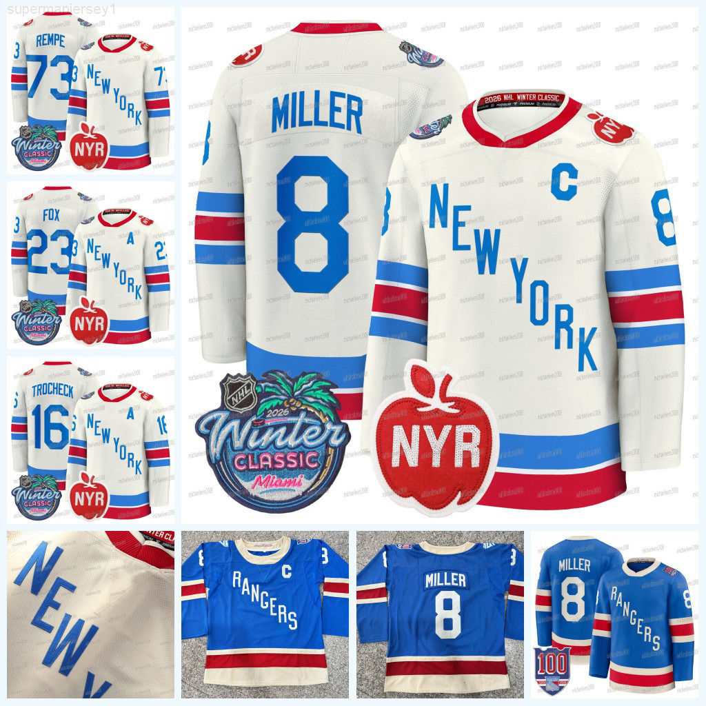 NY Ranger 2025-26 WinterClassic Hockey Jerseys JT Miller Matt Rempe Vincent Trocheck Will Cuylle Artemi Panarin Adam Fox Igor Shesterkin CUSTOM WOMEN YOUTH