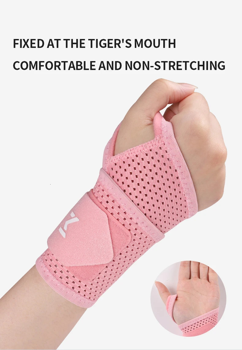 2pcs Adjustable Wrist Strap Sports Support Brace Black Weightlifting Wristband For Men Women Badminton Tennis Gym 260327