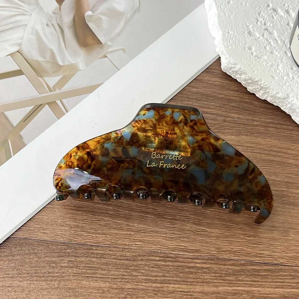 1pc New retro grip clip with premium texture back of head hair with shark clip temperament hair clip hair accessory headwear H260328