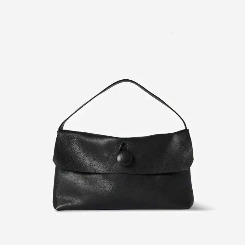 Sally Bags For Women New Flap Closure Secured By a Leather-covered Button With Single Flat Handle Supple Texture Refined Finish C260327