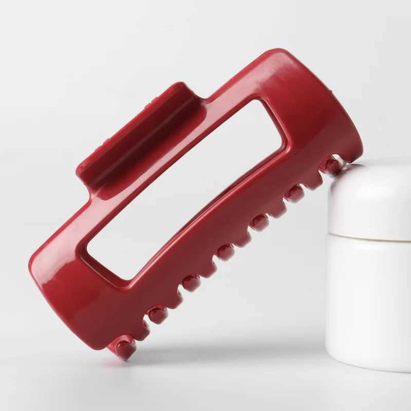 Silicone Flexible Hair Claw Clips Nonslip Large Bendable Claw Clip Soft Hair Grip Hairclips for Thin and Thick H260328