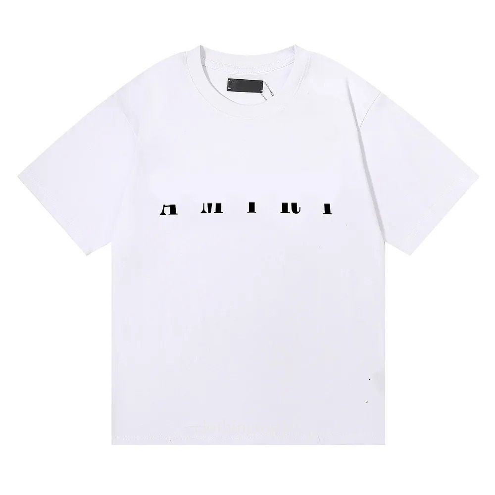 Amirimen Shirt Minimalist Loose Streetwear For Man Designer Amarishirt Lightweight Premium Man Women Outdoor Tshirt Designer T Shirt Cotton Factory Direct 216