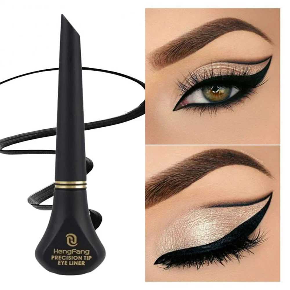 Black Liquid Eyeliner Natural Smooth Eye Liner Pencil Lasting Waterproof Quick Dry Non-Smudging Eye Durable Makeup Cosmetics H260328