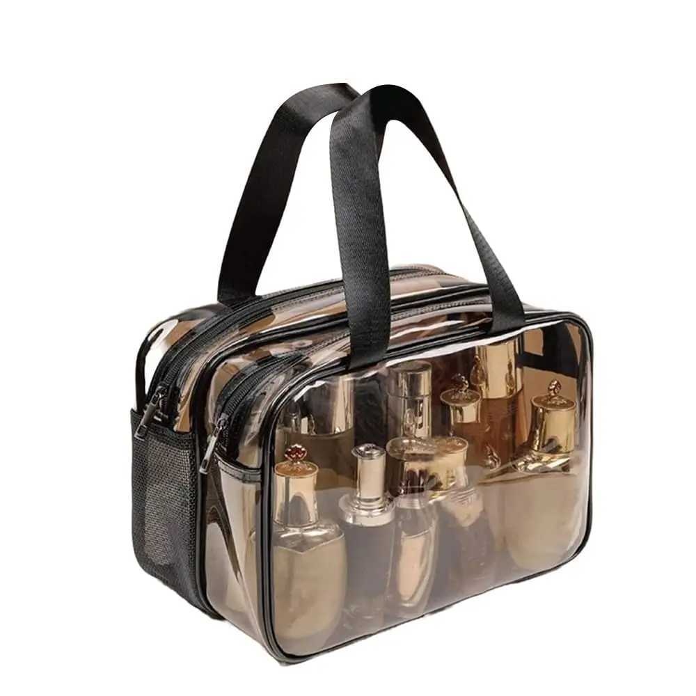 Women Portable Travel Wash Bag Female Transparent Waterproof Makeup Storage Pouch Large Capacity Cosmetic Organizer Beauty Case D260328