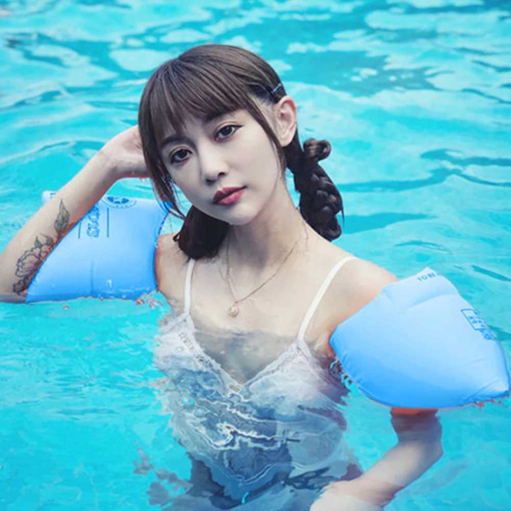 Arm Swimming Rings Toddler Arm Float Rings Arm Bands Kids Swim Arm Floaties Toddler Inflatable KidsSafety Swimming Accessories Z260328