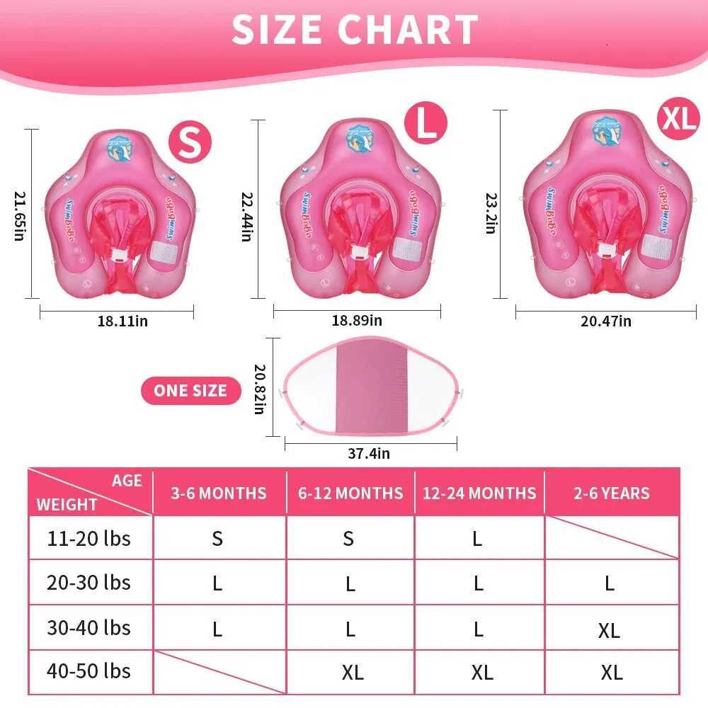 Baby Swimming Float With Canopy Inflatable Infant Ring Kids Pool Accessories Circle Bathing Summer Toys Z260328