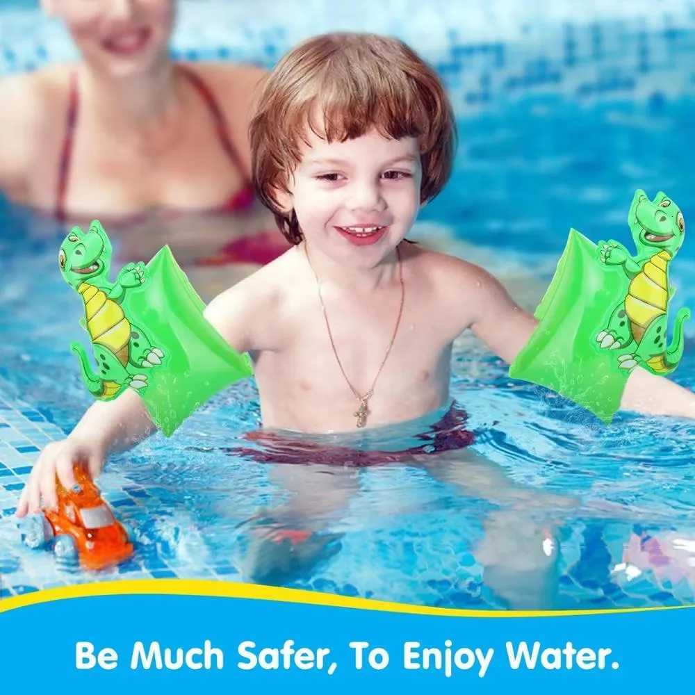 Rooxin Baby Kid Swim Arm Rings Inflatable Swimming Ring Tube Swim Floating Sleeve Swimming For Child Safety Swim Training Z260328