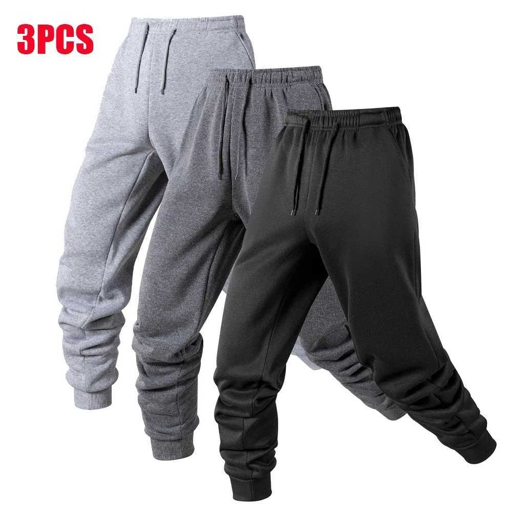 1/3 Pack Mens Warm Sports Pants Male Casual Sportswear Running Workout Long Pants Sport Trousers Jogger Sweatpants M260328