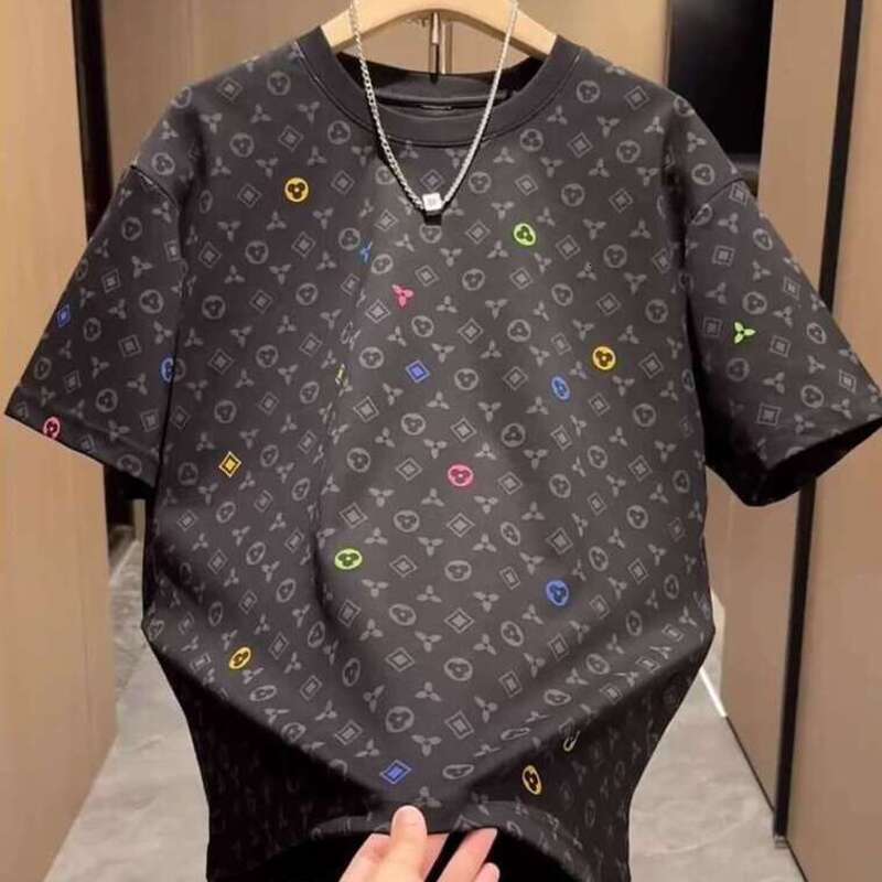 Men's T-Shirts Men's Clothing Round Neck Floral Print Luxury Men's Tees Casual Summer Half Sleeve Stylish Cool Shirt Free Shipping