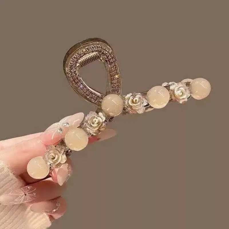 Exquisite And Versatile Flower Clip Fashionable Hair Accessories For Women H260328